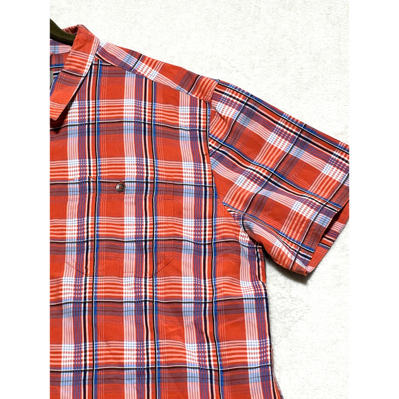 Royal Robbins XXL Plaid Short Sleeve Standard Fit Shirt Modal‎ Button Down - Picture 1 of 9